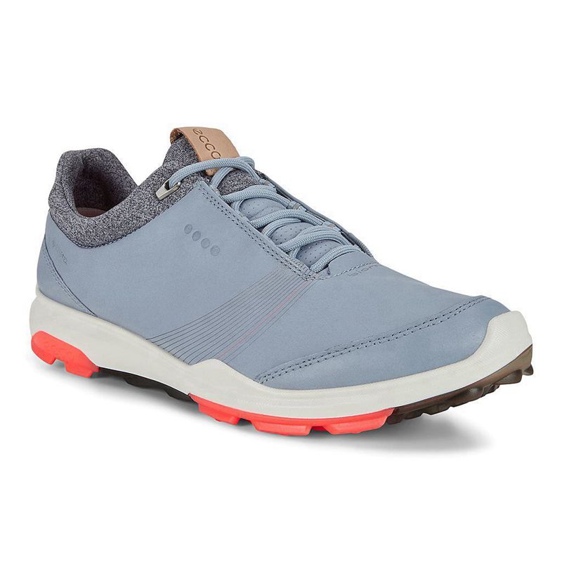 Women Ecco W Golf Biom Hybrid 3 - Gore-Tex Blue - India UHPCJQ938